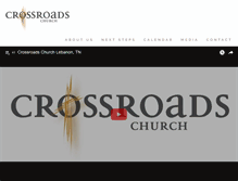 Tablet Screenshot of crossroadslebanon.com